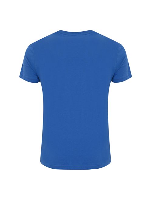 T-shirt in cotone con logo Pony Blu POLO RALPH LAUREN | 710671438411